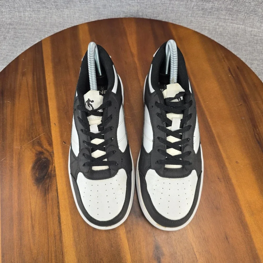 AND1 Womens Low Top Basketball Sneakers‎ Black White WMA142ES013 Size 6
